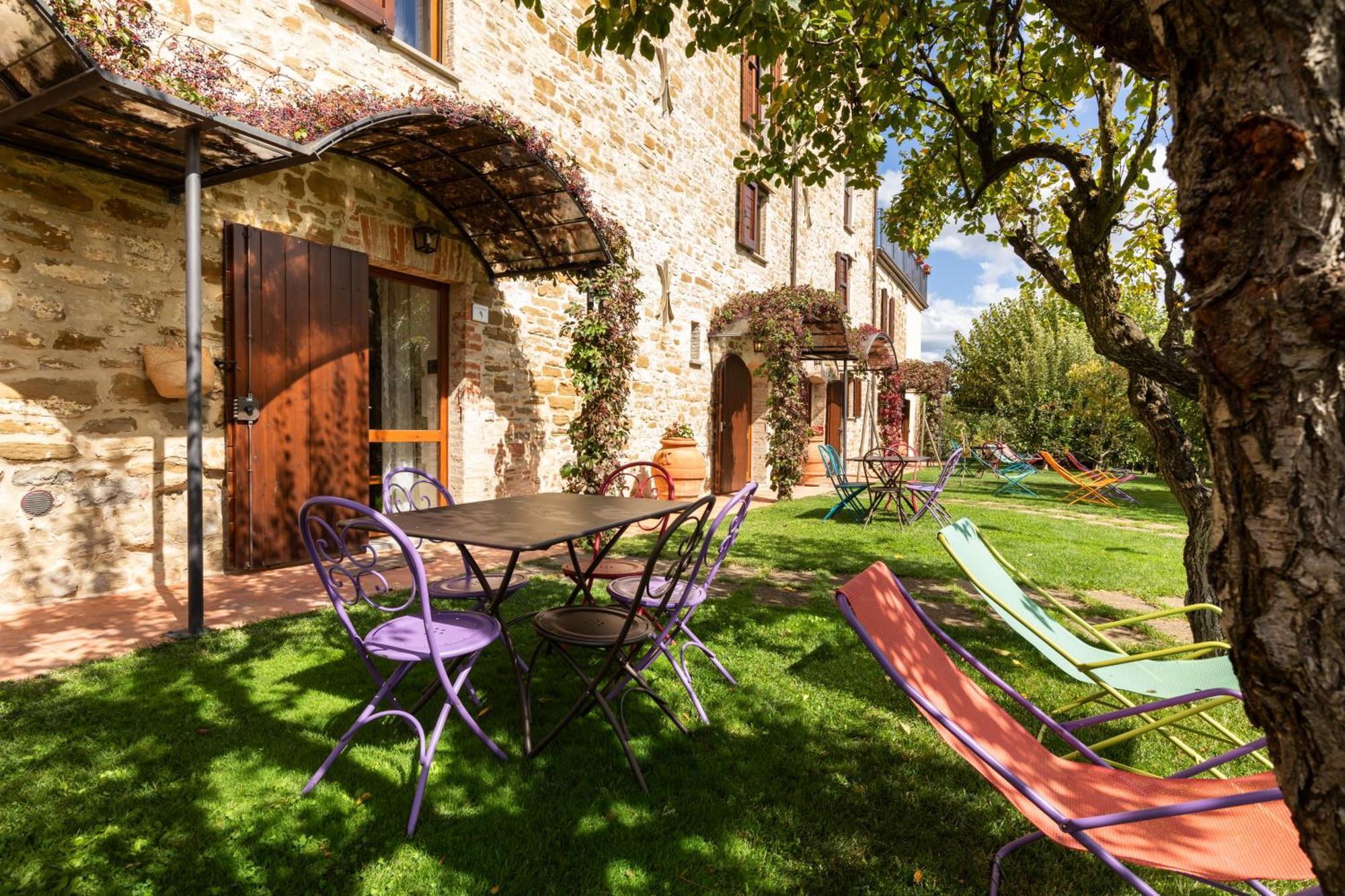 Agriturismo I Gelsi Di Santa Cristina Губбио Экстерьер фото