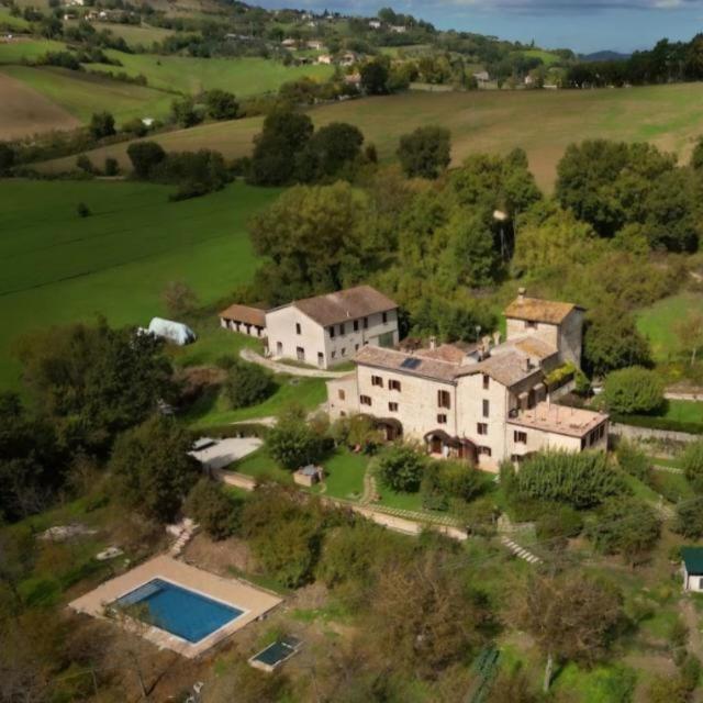 Agriturismo I Gelsi Di Santa Cristina Губбио Экстерьер фото
